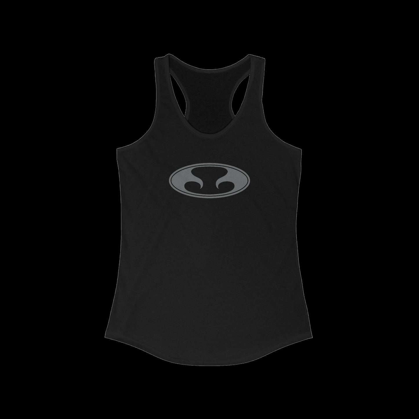 Eternal Razorback Tee in Black with Gray Oval Eternal Logo