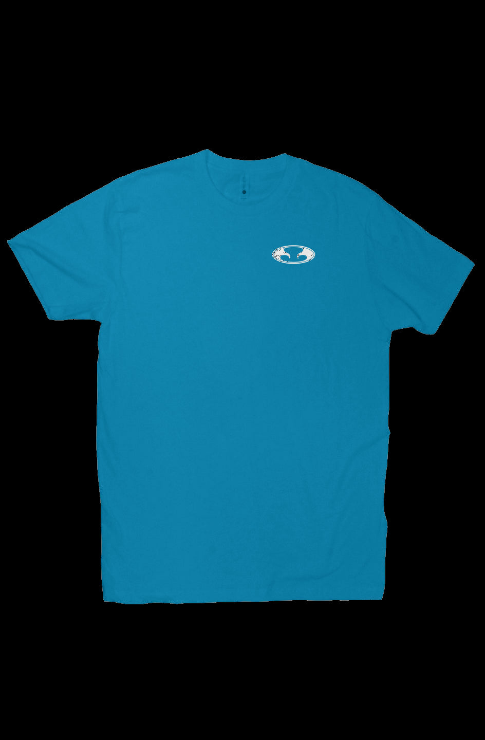 Eternal Ultra Soft T-Shirt in Turquoise with White Oval Eternal Logo on Front Left Chest