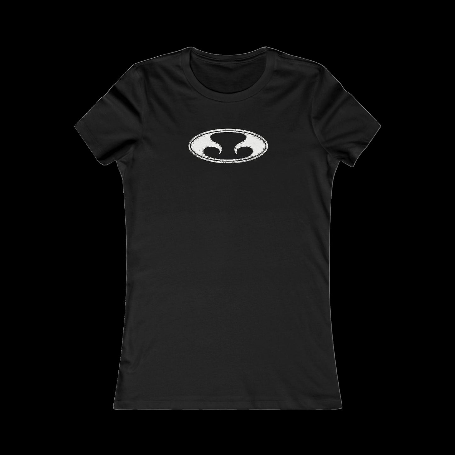 Eternal Classic Baby Doll Tee in Black with White Oval Eternal Logo