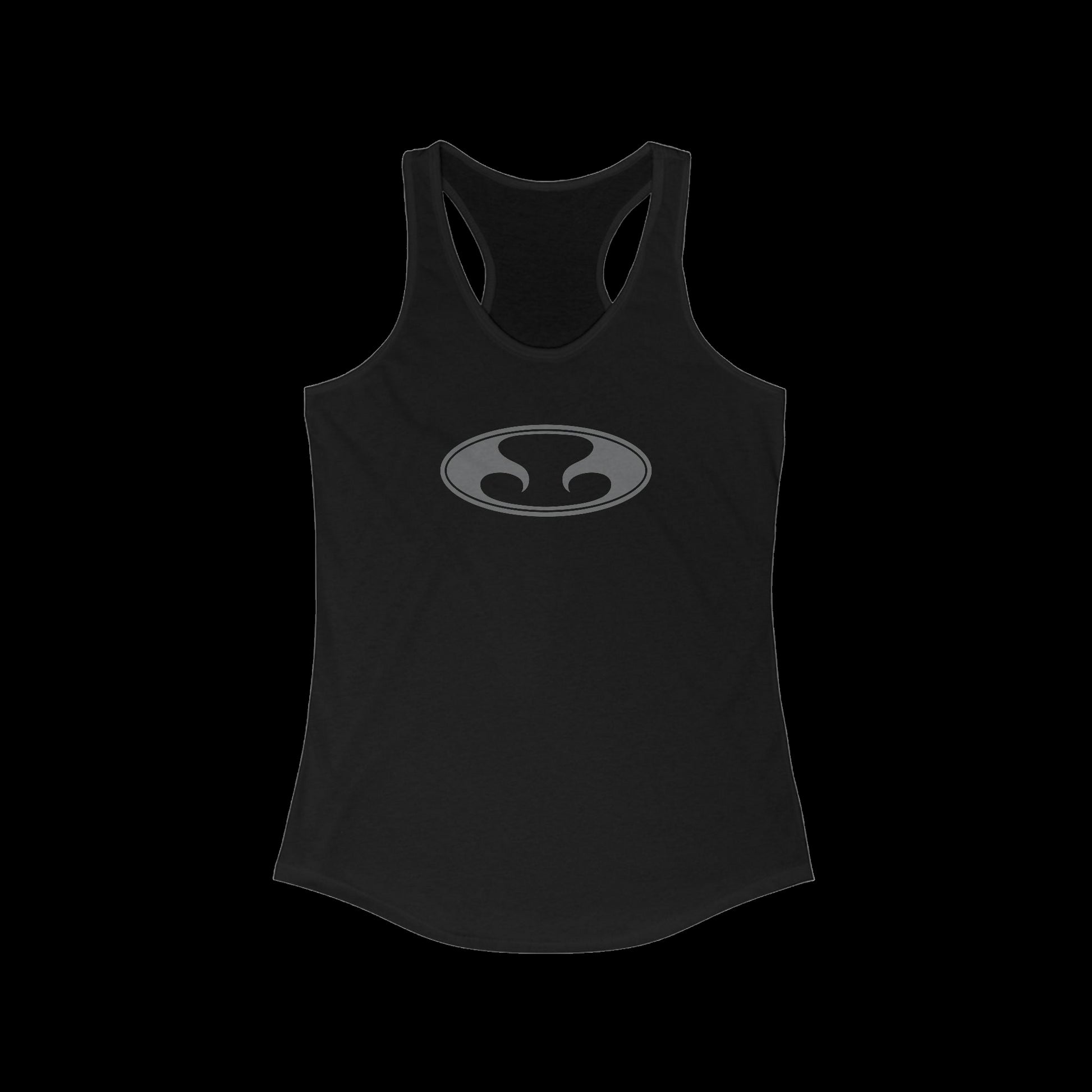 Eternal Razorback Tee in Black with Gray Oval Eternal Logo