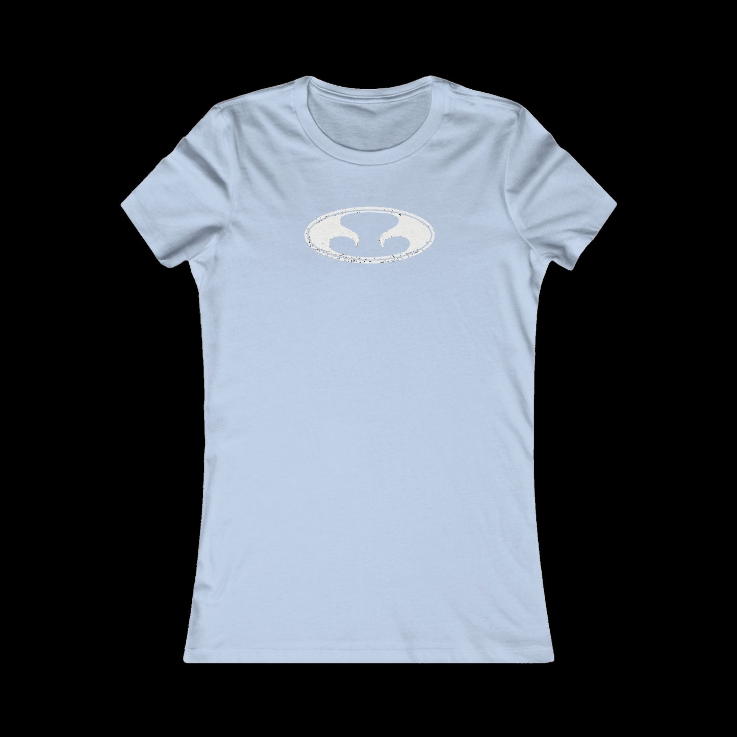 Eternal Classic Baby Doll Tee in Sky Blue with White Oval Eternal Logo