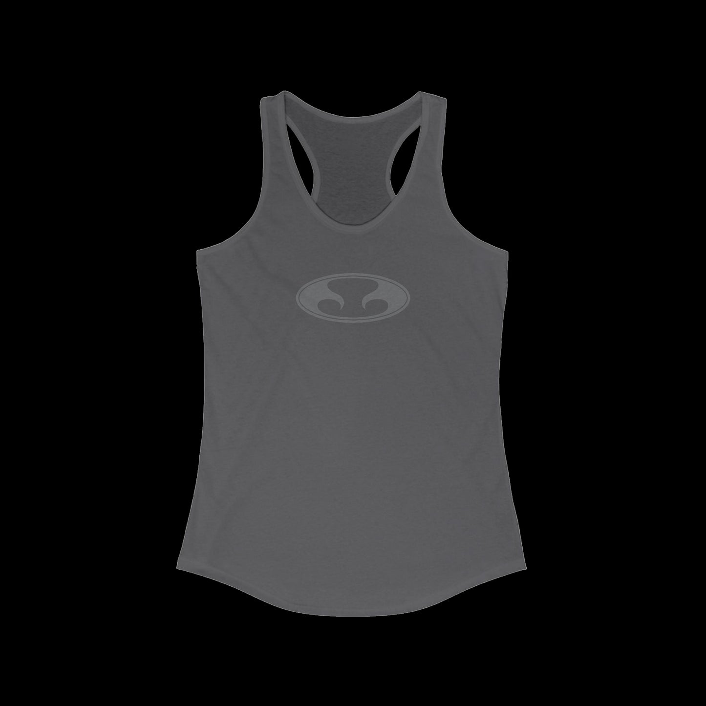 Eternal Razorback Tee in Gray with Gray Oval Eternal Logo