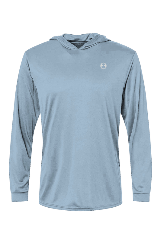 Eternal Oaxaca Hooded LS Tee UV SPF 50 Sun Protection Fishing Hoodie Quick Dry Blue Mist